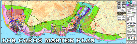 Map of the Los Cabos, Cabo San Lucas Master Development Plan